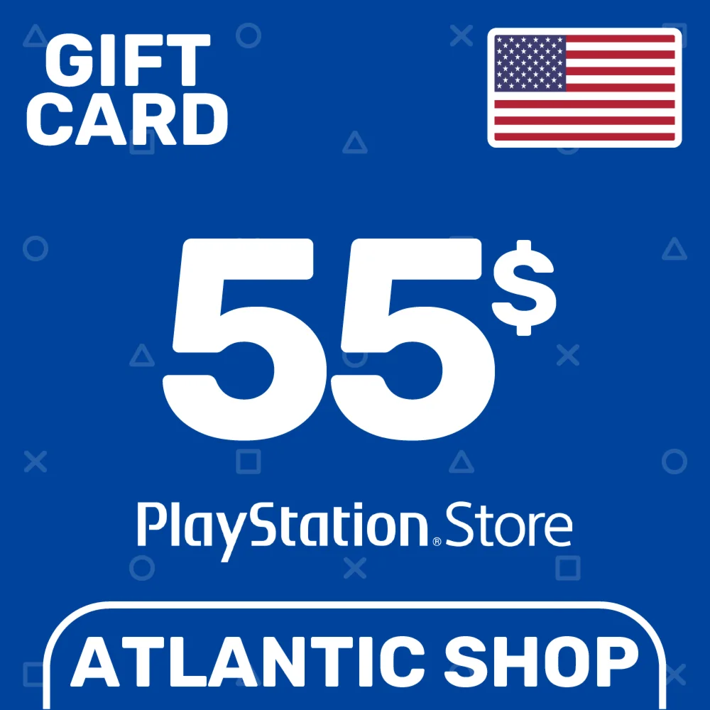 Карта Пополнения PSN 55 USD США
