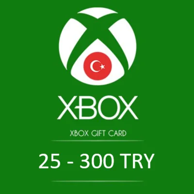 XBOX LIVE GIFT CARD 25-50-100-300 TRY ТУРЦИЯ КЛЮЧ