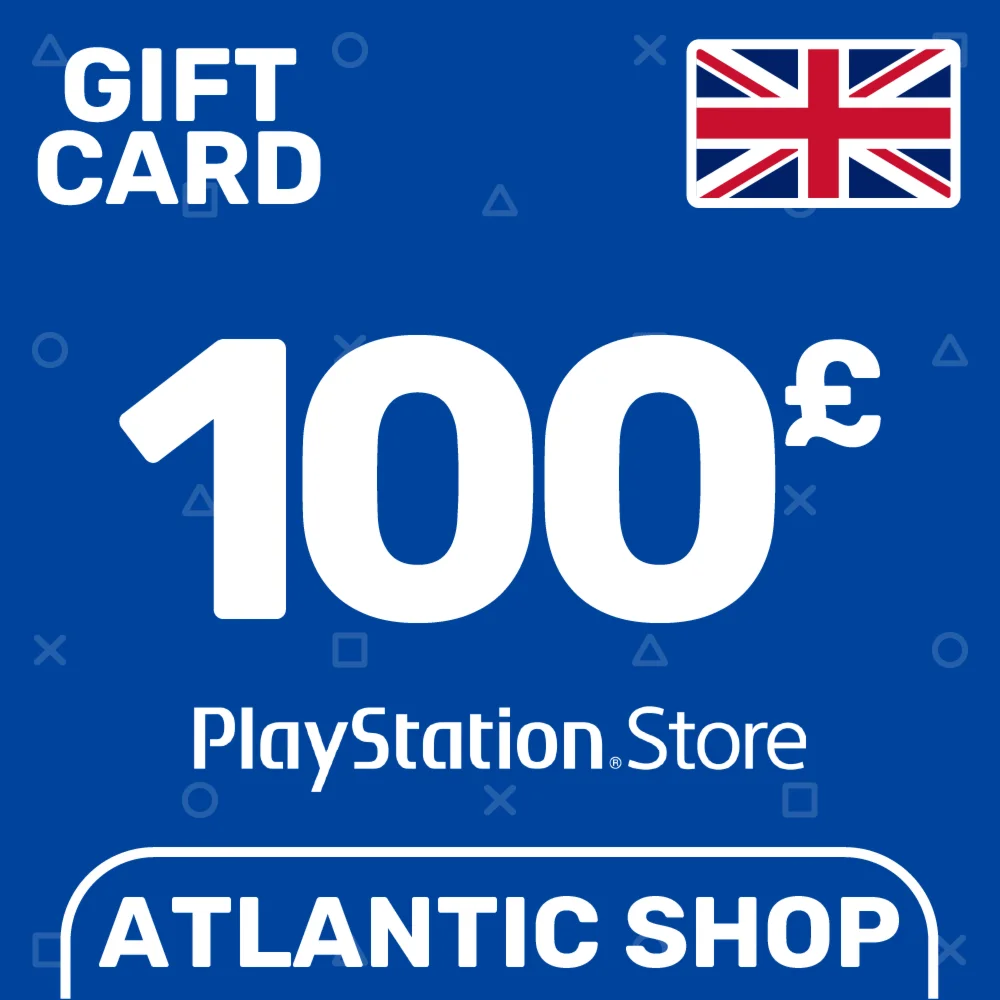 Карта Пополнения PSN 100 Фунтов GBP Великобритания