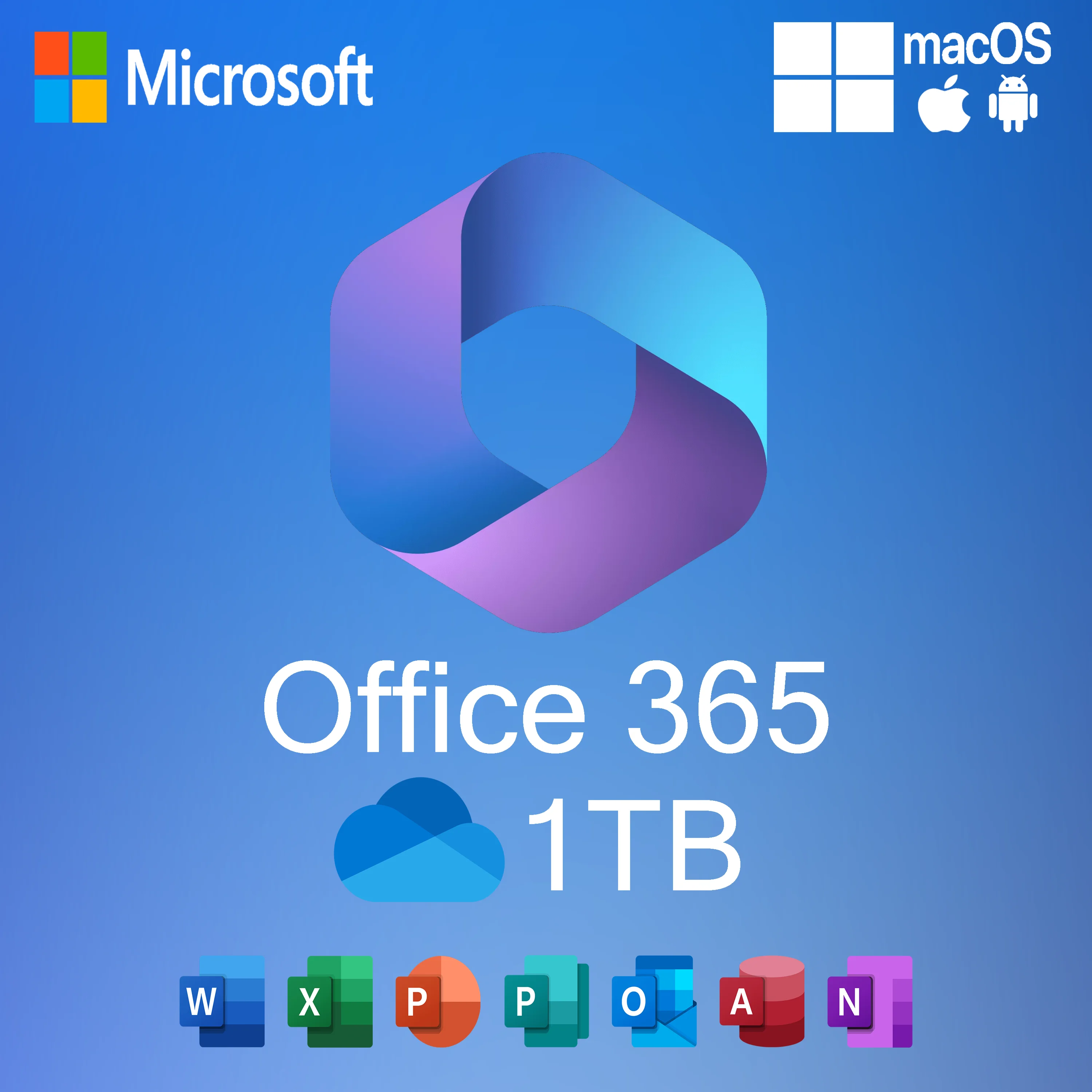 Office 365 В Вашем Аккаунте 12/60 Месяцев Win/Mак