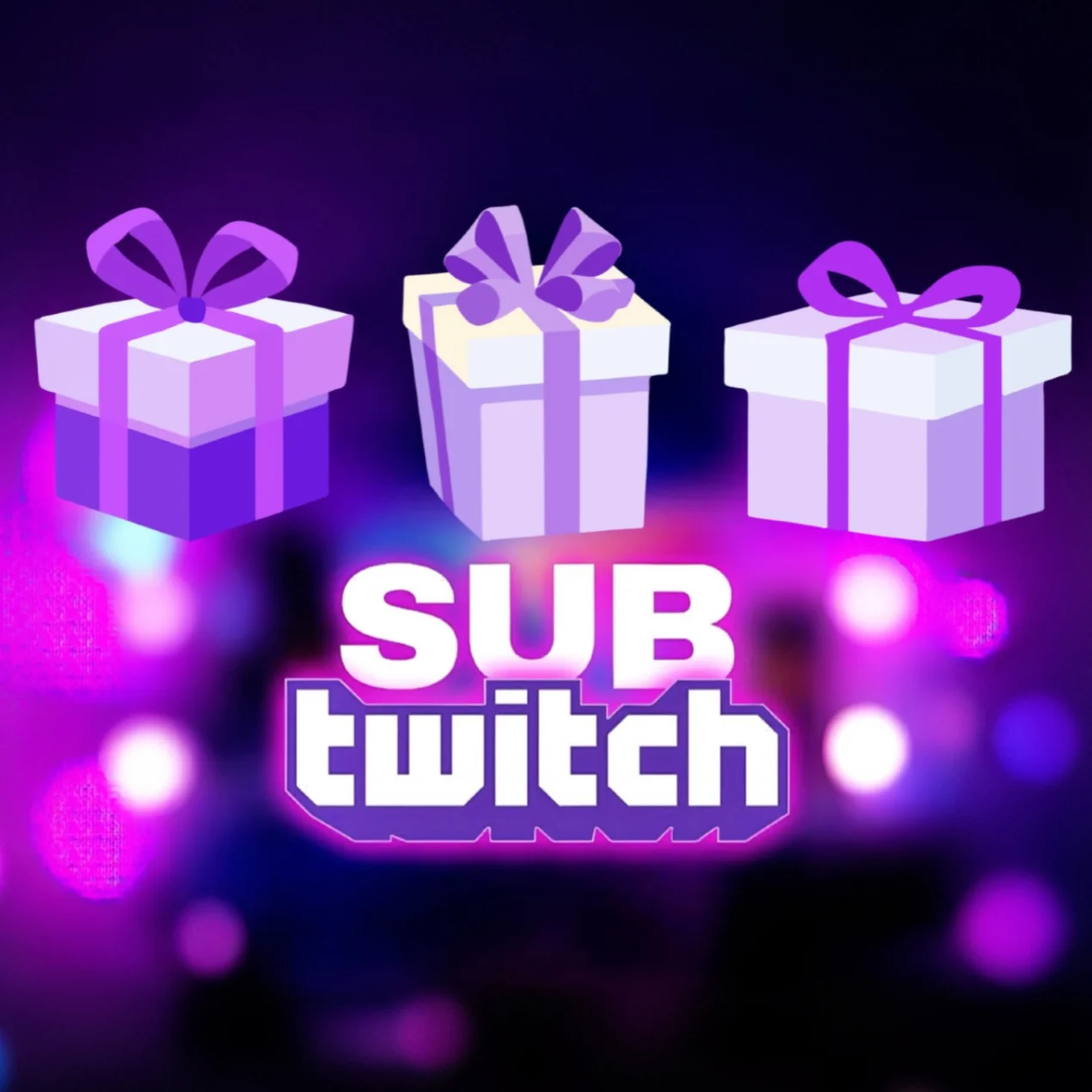 TWITCH ПОДАРОЧНАЯ ПОДПИСКА 1-3-6 МЕСЯЦЕВ ABTO