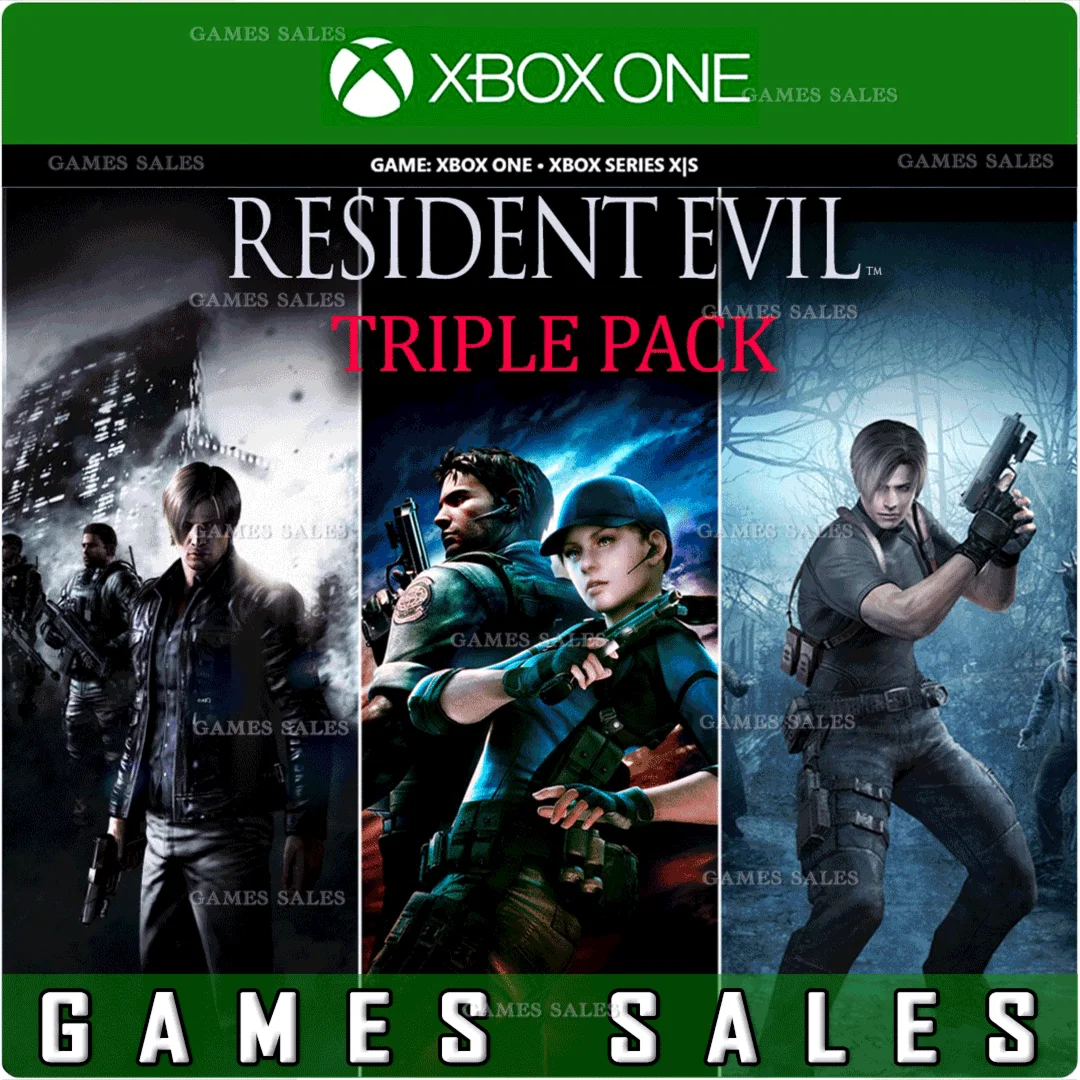 НАБОР RESIDENT EVIL 3 В 1 4/5/6XBOXКЛЮЧ