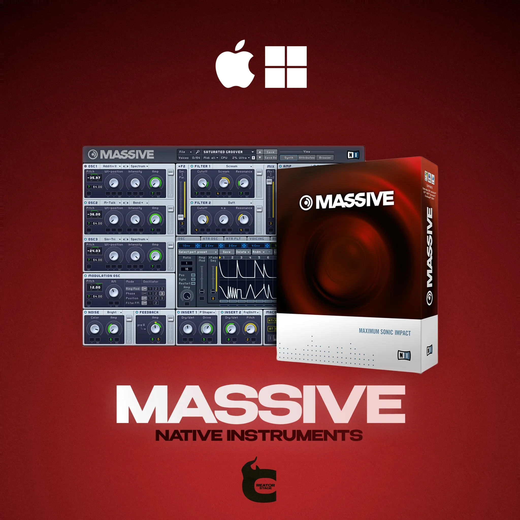 NATIVE INSTRUMENTS MASSIVE ОФИЦИАЛЬНЫЙ КЛЮЧ