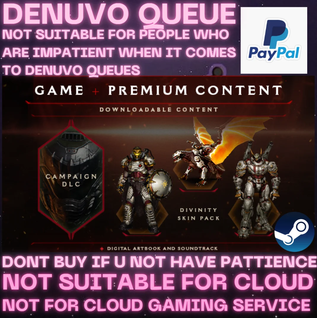 DOOM The Dark Ages Premium Edition STEAM OFFLINE Paypal
