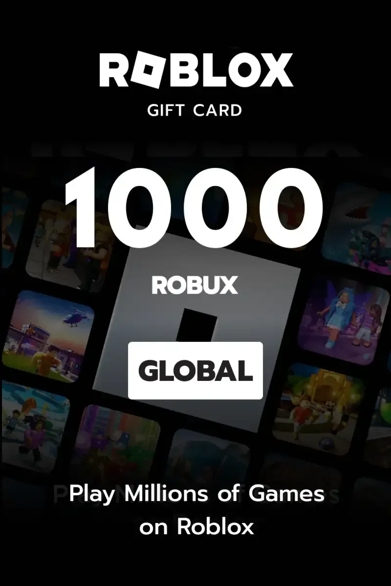 Roblox Gift Card - 1000 Robux Код для всего региона
