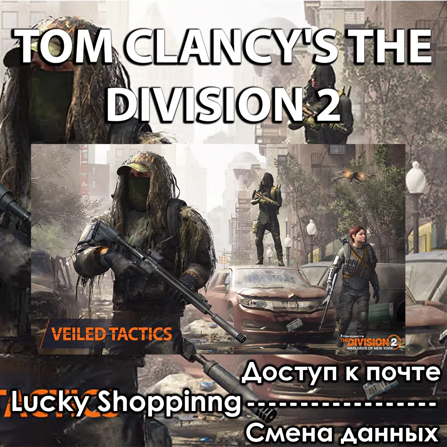TOM CLANCYS THE DIVISION 2 Доступ к почте