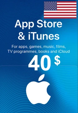 iTunes Gift Card 40 USA - без комиссии