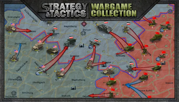 Strategy &amp Tactics: Wargame Collection + 2DLC STEAM
