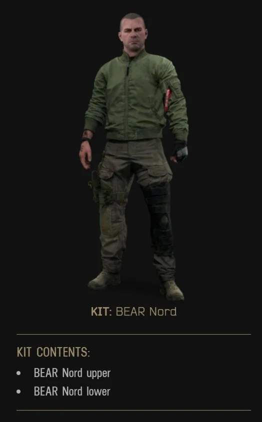 Ключ Одежда Комплект: BEAR Nord RU/CIS