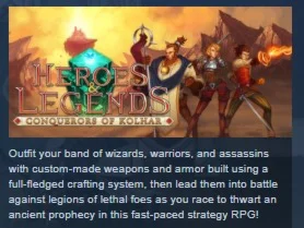 Heroes and &amp Legends: Conquerors of Kolhar STEAM KEY