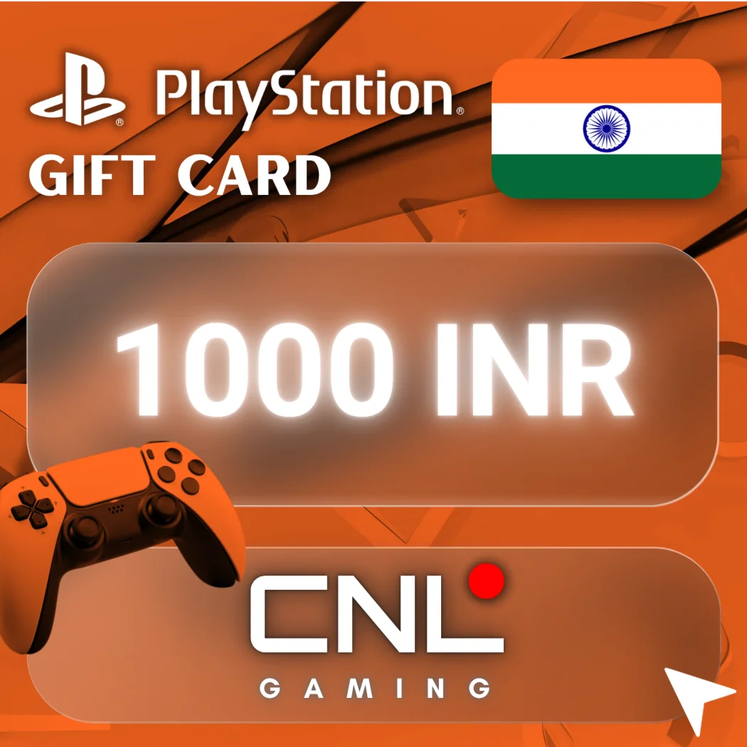 24/7 АВТО PlayStation 1000 INR подарочная карта