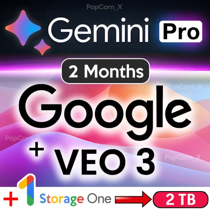 Gemini AI PRO VEO 3 2 МЕСЯЦА НА ВАШ АККАУНТ