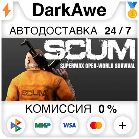 SCUM STEAMRU АВТОДОСТАВКА 0%