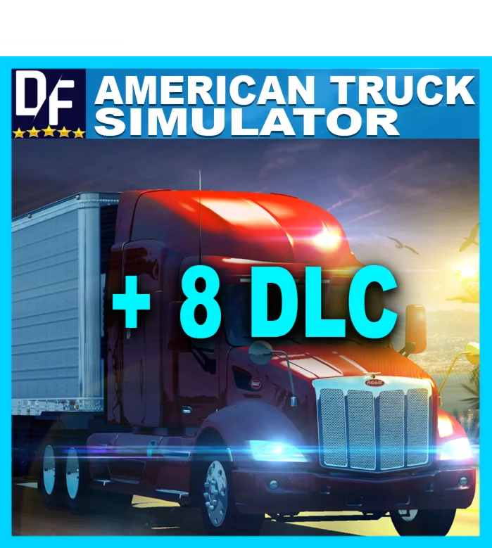 American Truck Simulator + 8 DLC STEAM Аккаунт
