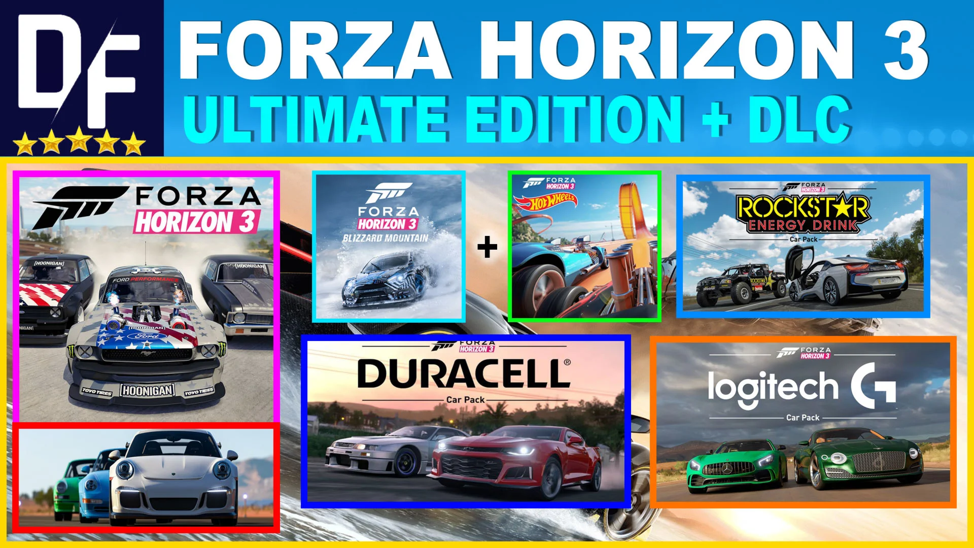 Forza Horizon 3 ULTIMATE + DLC + Наборы машин PC
