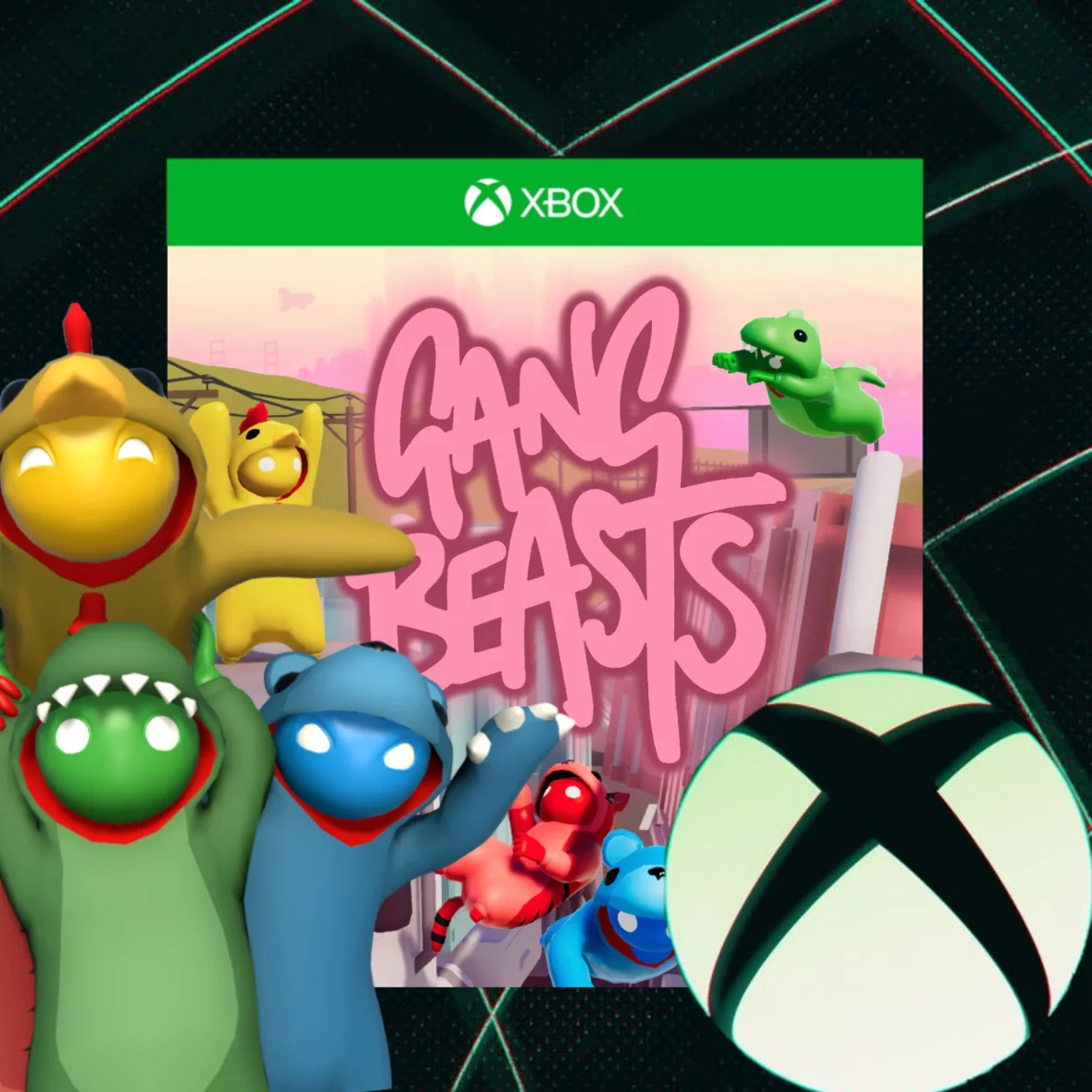 Gang Beasts Xbox One &amp Series XS + PC КЛЮЧ