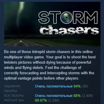 Storm Chasers АВТОДОСТАВКА STEAM РОССИЯ