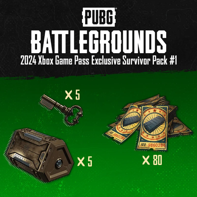 PUBG Exclusive Survivor Pack #3 2024 XBOX