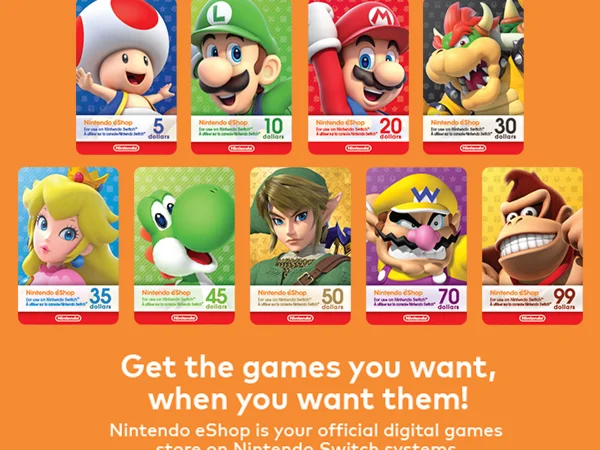 Nintendo eShop 5-10-20-35-50 карта US США