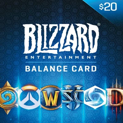 BLIZZARD GIFT CARD 20 USD USA