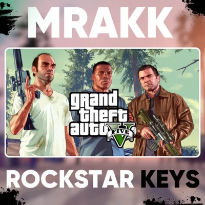 GTA 5 GRAND THEFT AUTO V PREMIUM ROCKSTAR КЛЮЧ