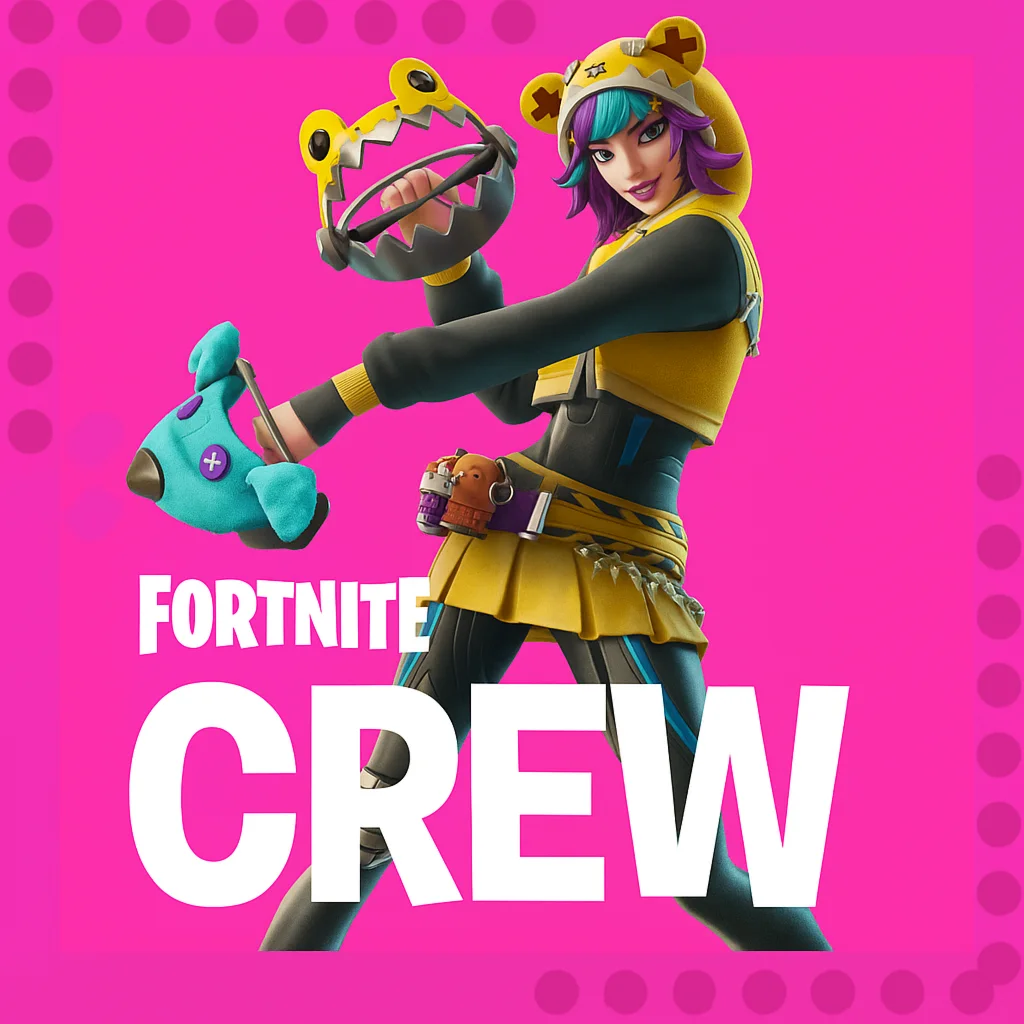 ПОДПИСКА FORTNITE CREW ОТРЯД + БОЕВОЙ ПРОПУСК + 1000