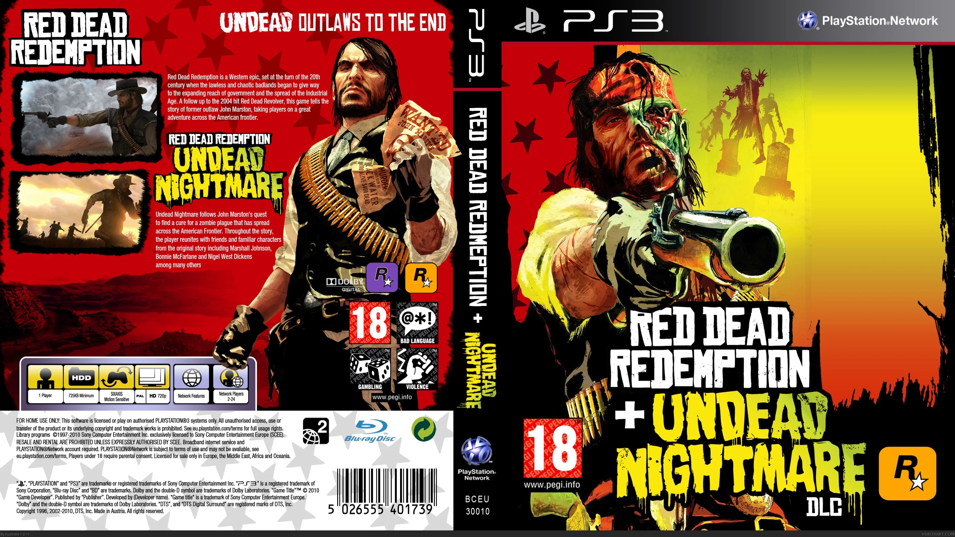 Red Dead Redemption Bundle PS3/RUS Активация