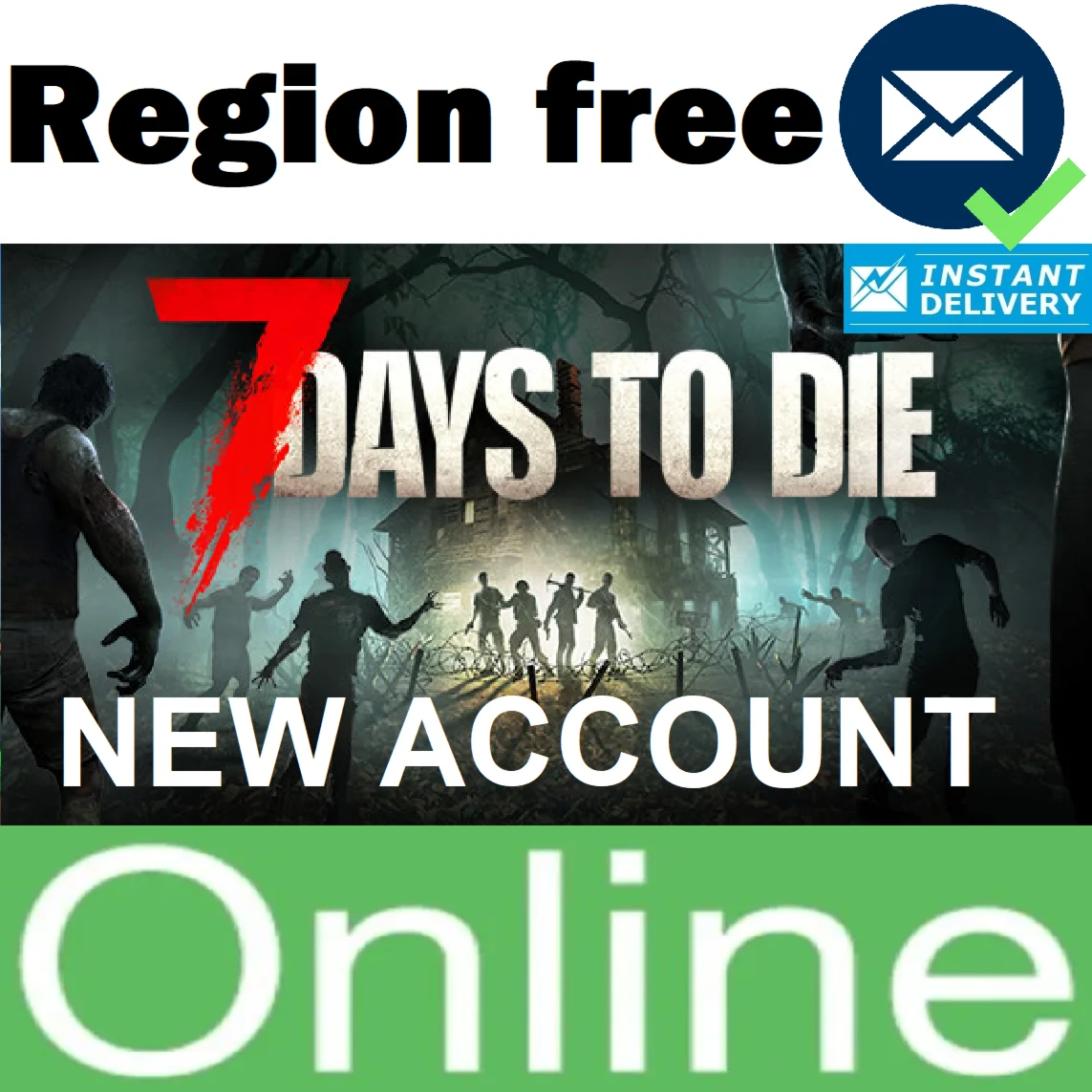 7 Days to Die новый STEAM аккаунт + EMAIL Region Free