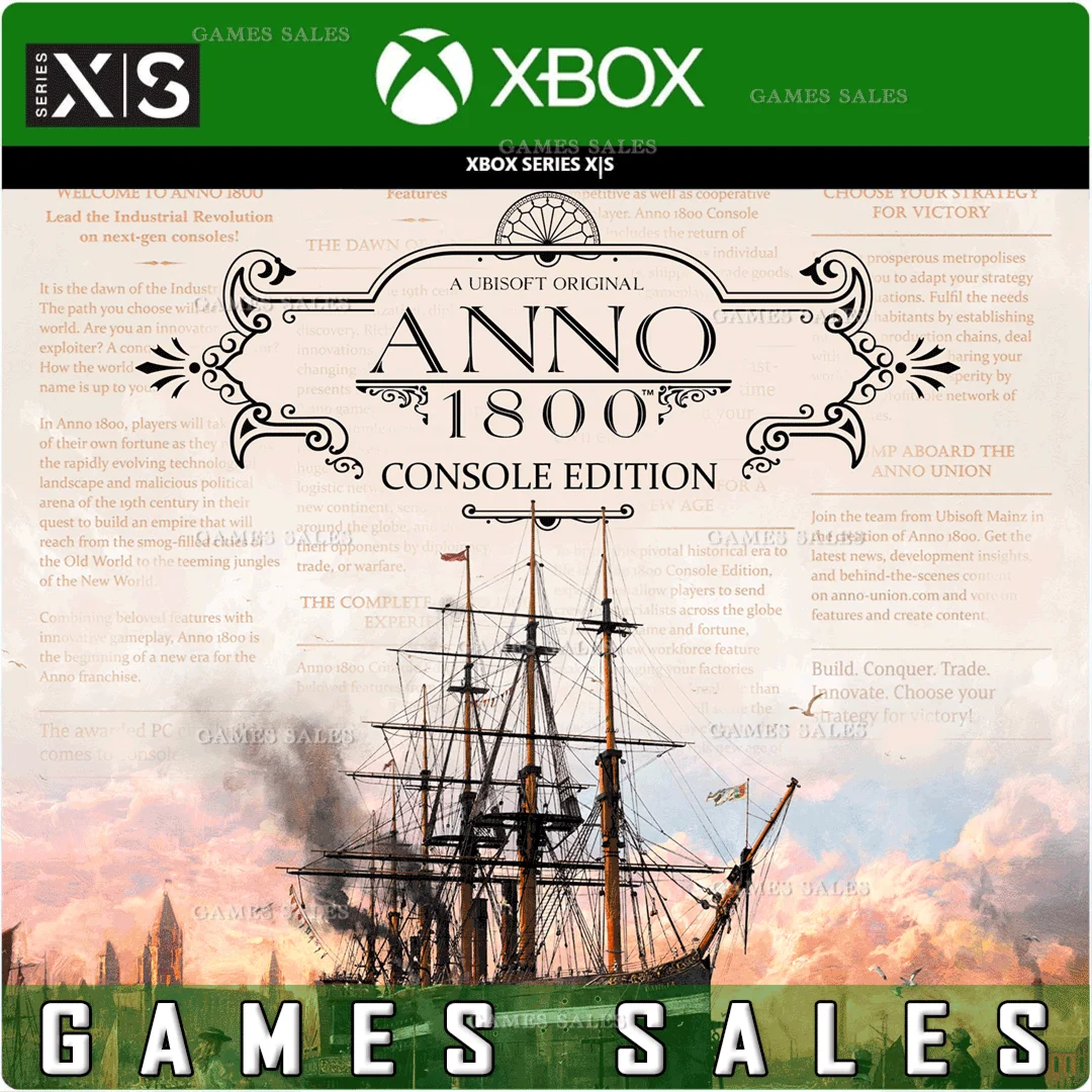 ANNO 1800 CONSOLE EDITION STANDARDXBOXКЛЮЧ
