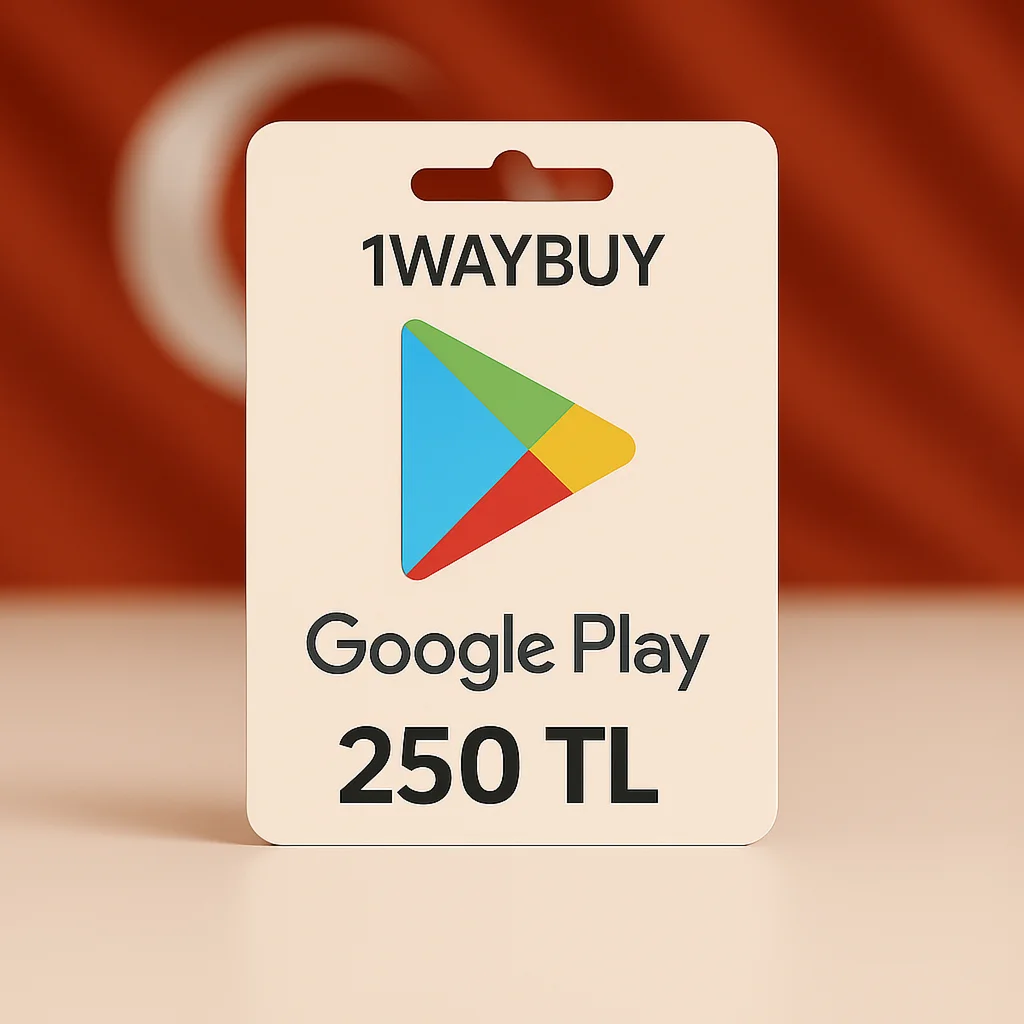 ТУРЦИЯГУГЛ ПЛЕЙ 250 TLПодарочная карта код оплаты