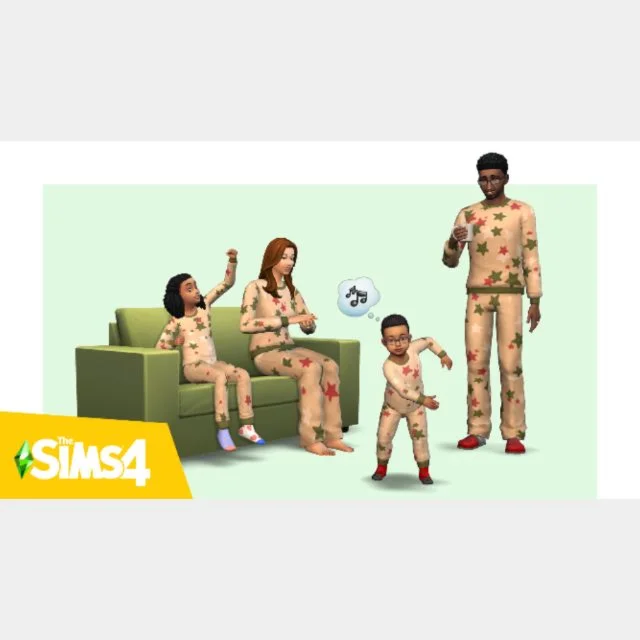 The Sims 4 Комплект ночного белья Вечеринка с ночвкой