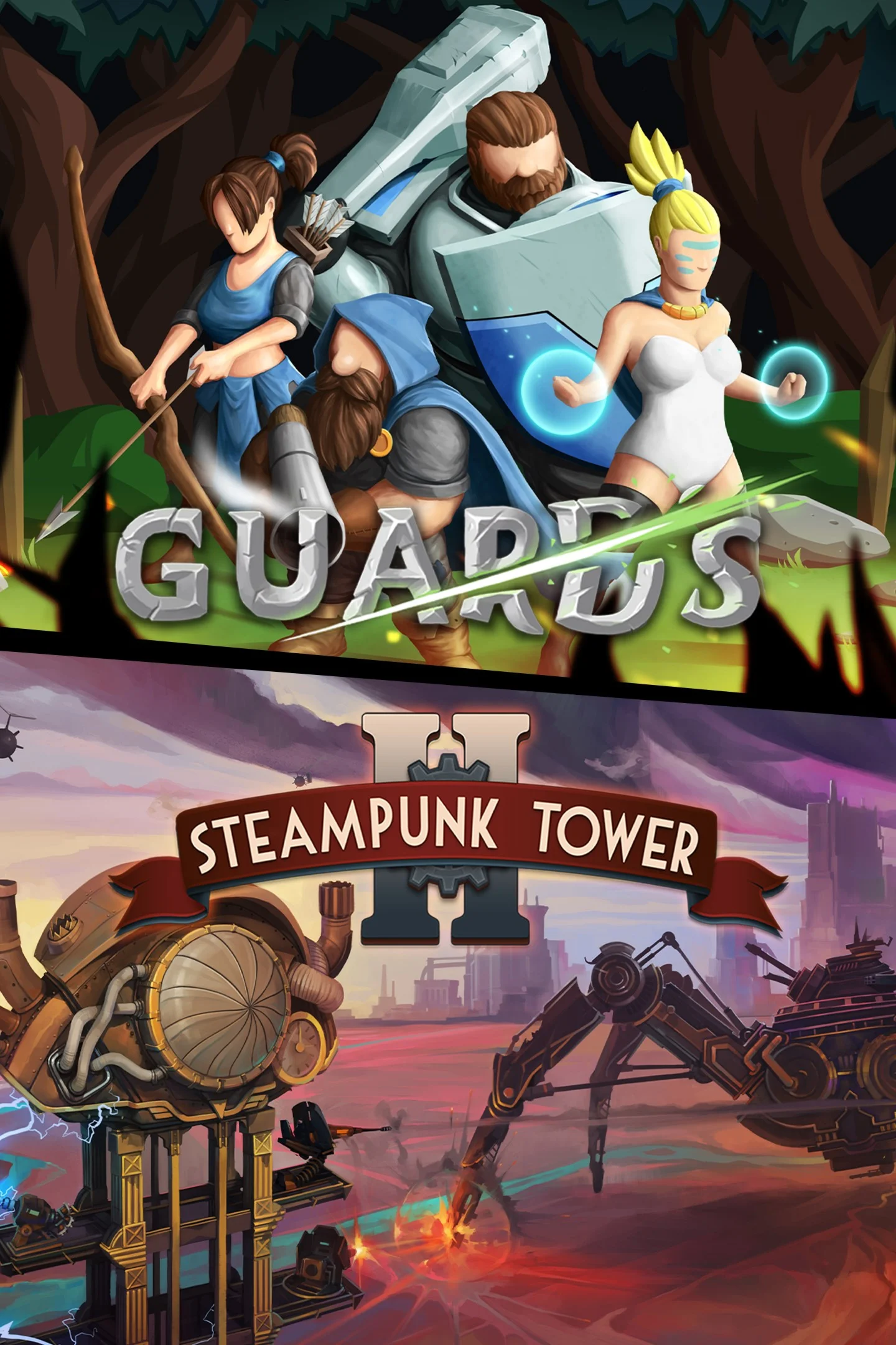 Strategy Bundle: Steampunk Tower 2 &amp Guards XBOX
