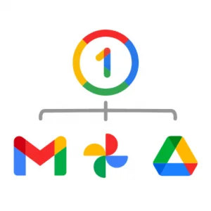 Google One 1 год GDrive + GPhotos + Gmail