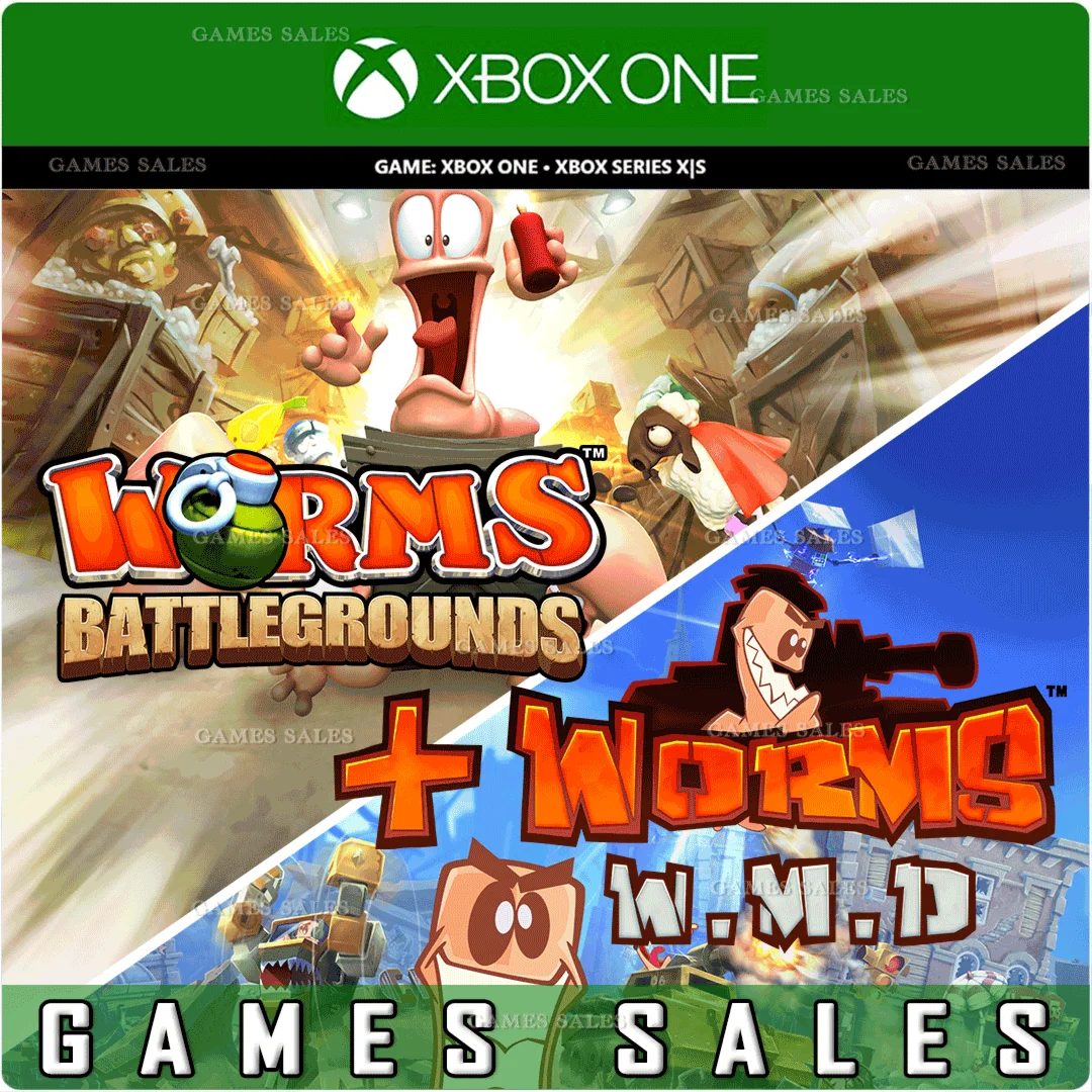 WORMS BATTLEGROUNDS + WORMS WMDXBOXКЛЮЧ