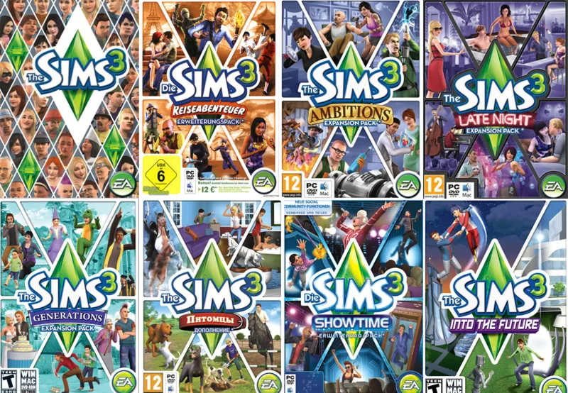 THE SIMS 3 3-10 ДОПОЛНЕНИЙ ПОЧТА СМЕНА ДАННЫХ
