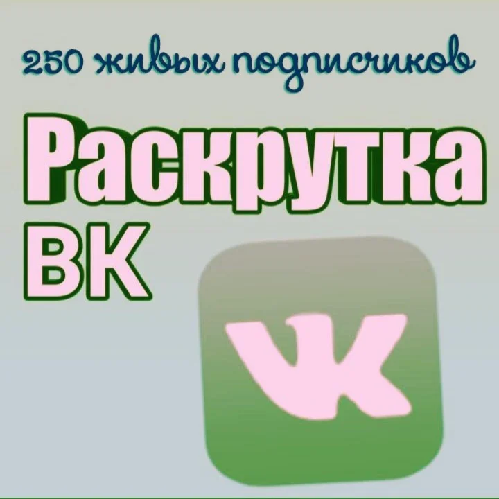 250 живых подписчиков Вконтакте без отписок+лайки