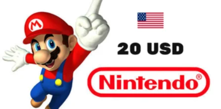 20 USD Nintendo Eshop Карта оплаты