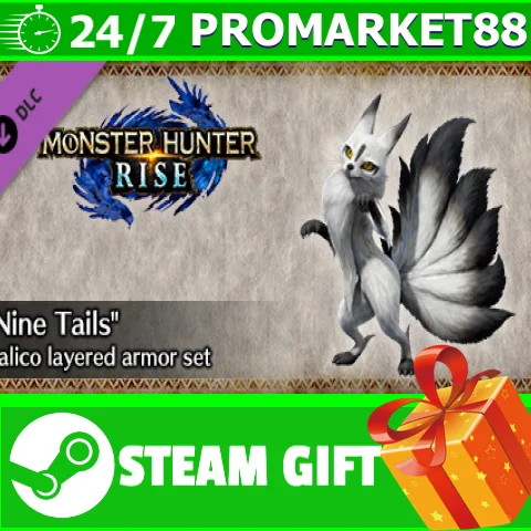 MONSTER HUNTER RISE Nine Tails Palico layered armo