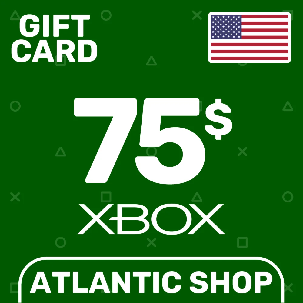 Карта Пополнения Xbox 75 USD США