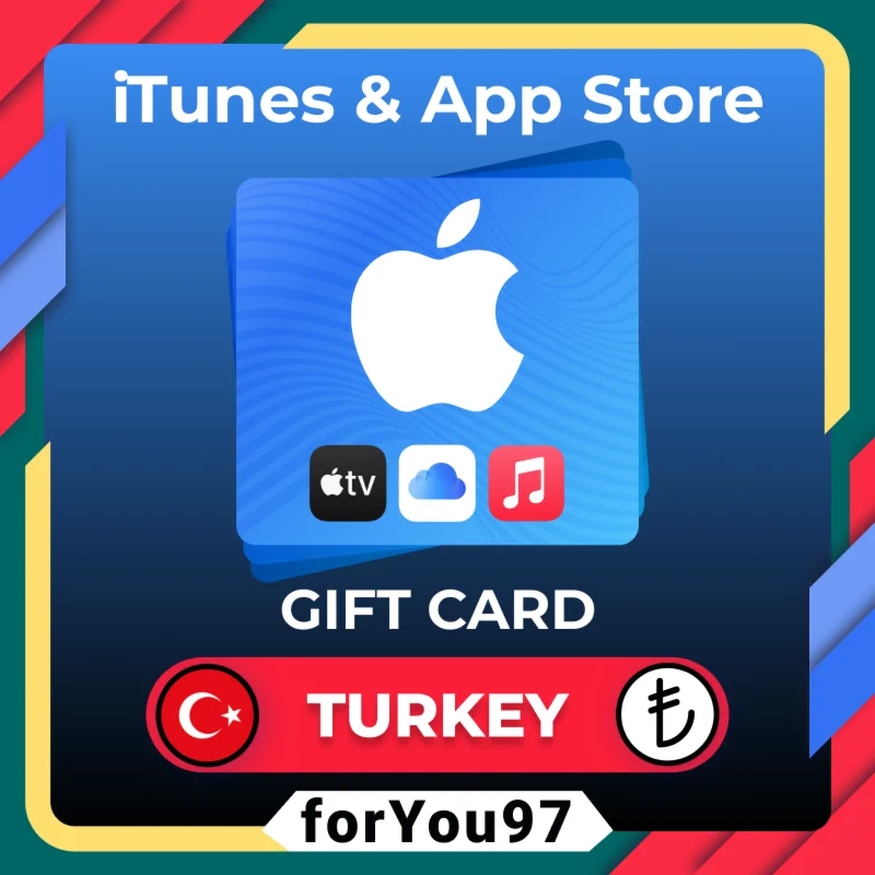ПОДАРОЧНАЯ КАРТА APPLE ITUNES 10-5000 TLTRТУРЦИЯ