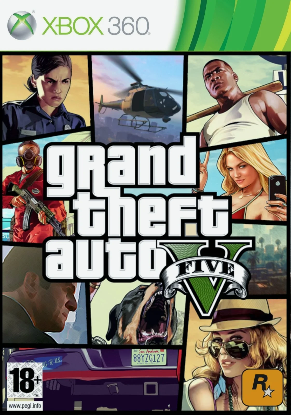 56 XBOX 360 Grand Theft Auto V / GTA 5
