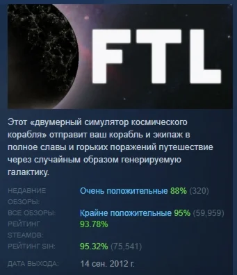 FTL: Faster Than Light АВТОДОСТАВКА STEAM РОССИЯ