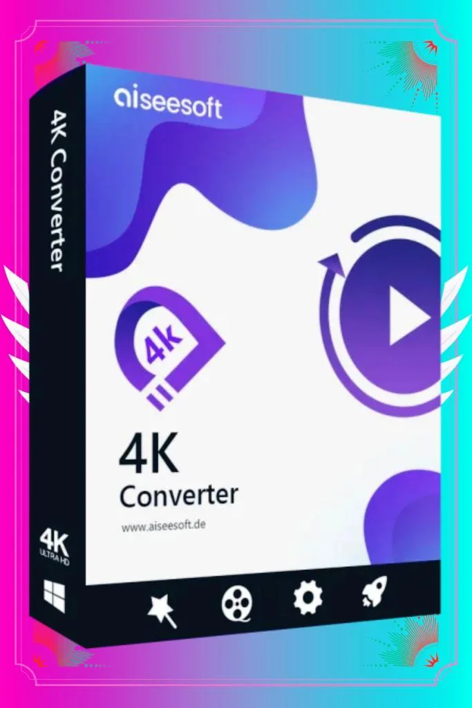 Конвертер Aiseesoft 4K Лицензионный код на 1 год
