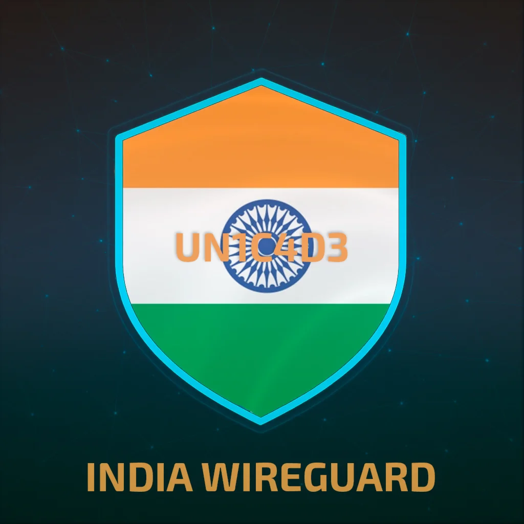 ИНДИЯ WIREGUARD VPN ОТ 1 МЕСЯЦА