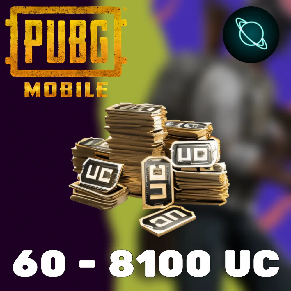 PUBG MOBILE по ID 60 - 8100 UC БЕЗ ВХОДА