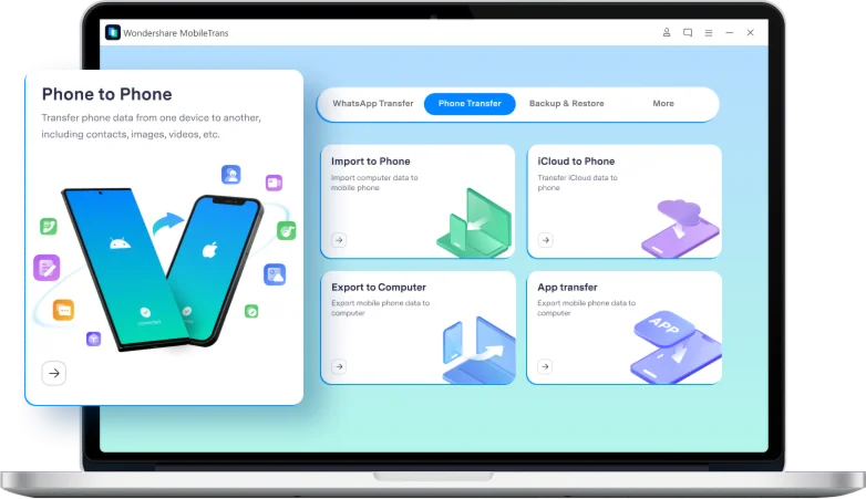 Wondershare MobileTrans MAC ПЕРЕНОС ИЗ IPHONE&ampANDROID