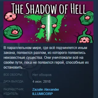 The Shadow of Hell STEAM KEY GLOBAL+РОССИЯ