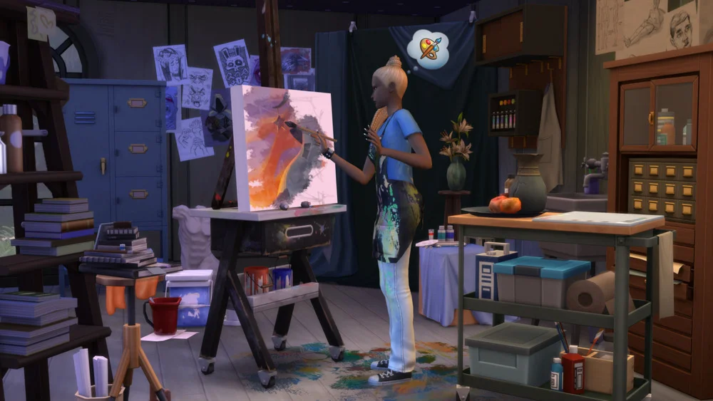 The Sims 4 Художественная мастерская EA/Ключ/Весь Мир