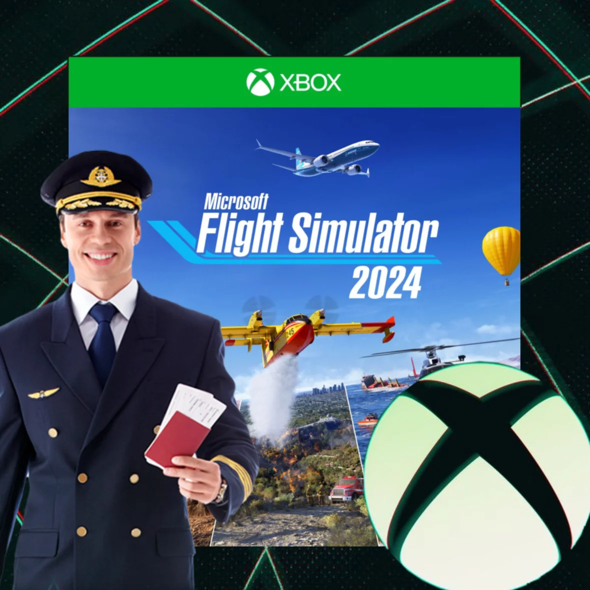Flight Simulator 2024 XBOX SERIES XS + ПК АКТИВАЦИЯ