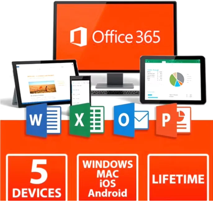 Office 365 5 пк+5планшетов Win/Mac/iOS 5 TB